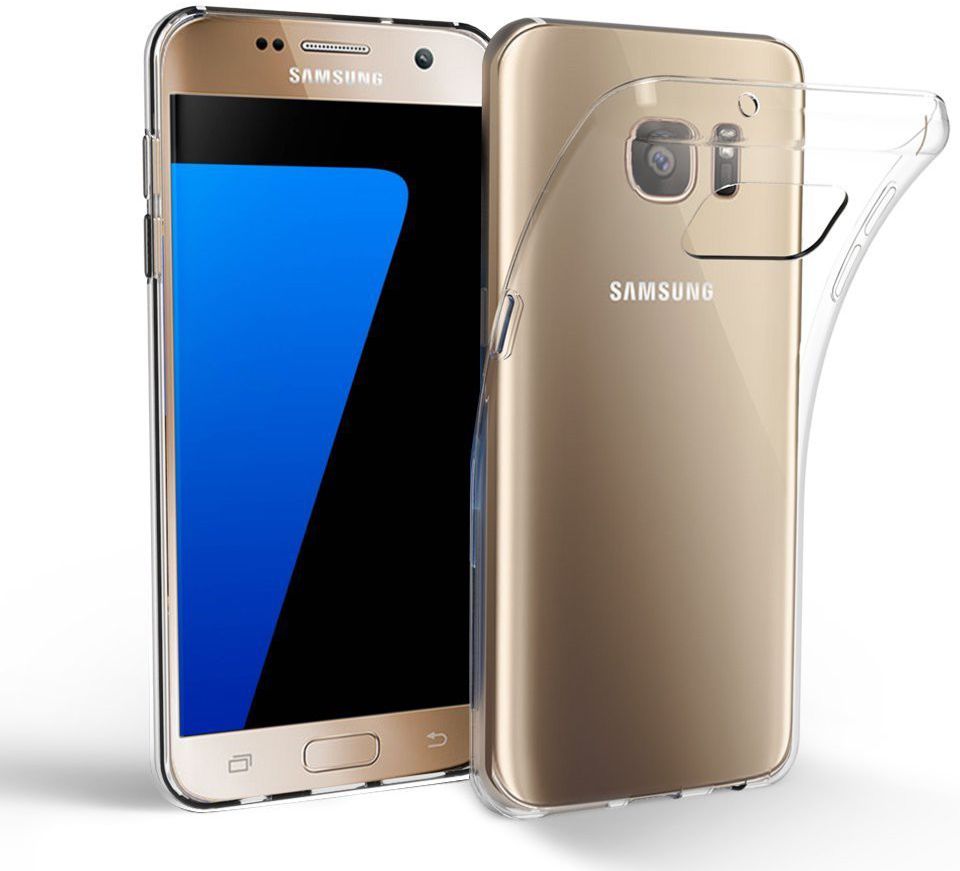 Samsung Galaxy S7 Hoesje Dun TPU Transparant afbeelding 6
