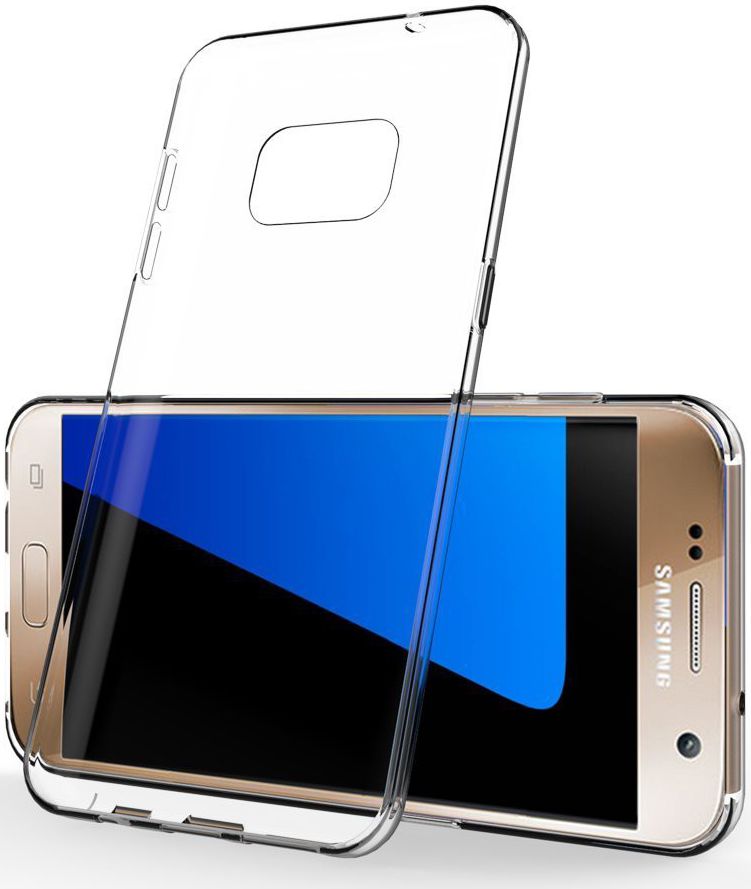 Samsung Galaxy S7 Hoesje Dun TPU Transparant afbeelding 2