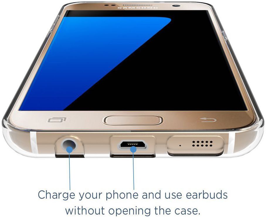 Samsung Galaxy S7 Hoesje Dun TPU Transparant afbeelding 3