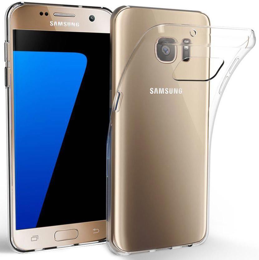 Samsung Galaxy S7 Hoesje Dun TPU Transparant afbeelding 1