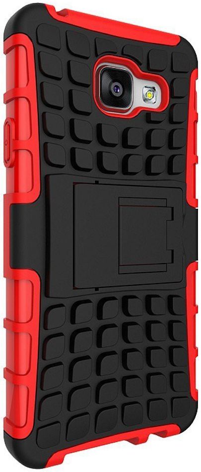 Samsung Galaxy A3 (2016) Hybride Stand Hoesje Rood afbeelding 6