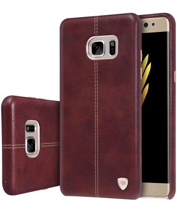 Nillkin Englon Series Samsung Galaxy Note 7 Lederen Hard Case Bruin Hoesjes