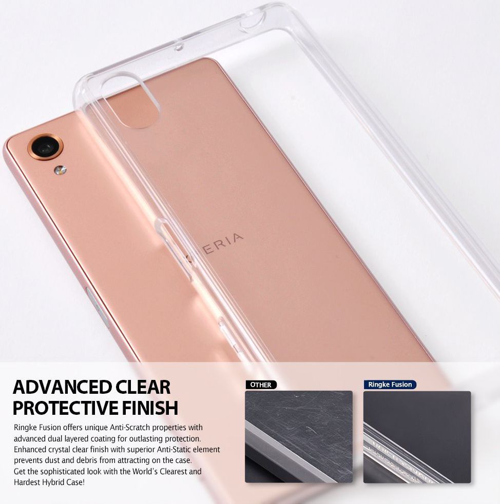 Ringke Ultra Dun Sony Xperia X Hoesje Doorzichtig afbeelding 2
