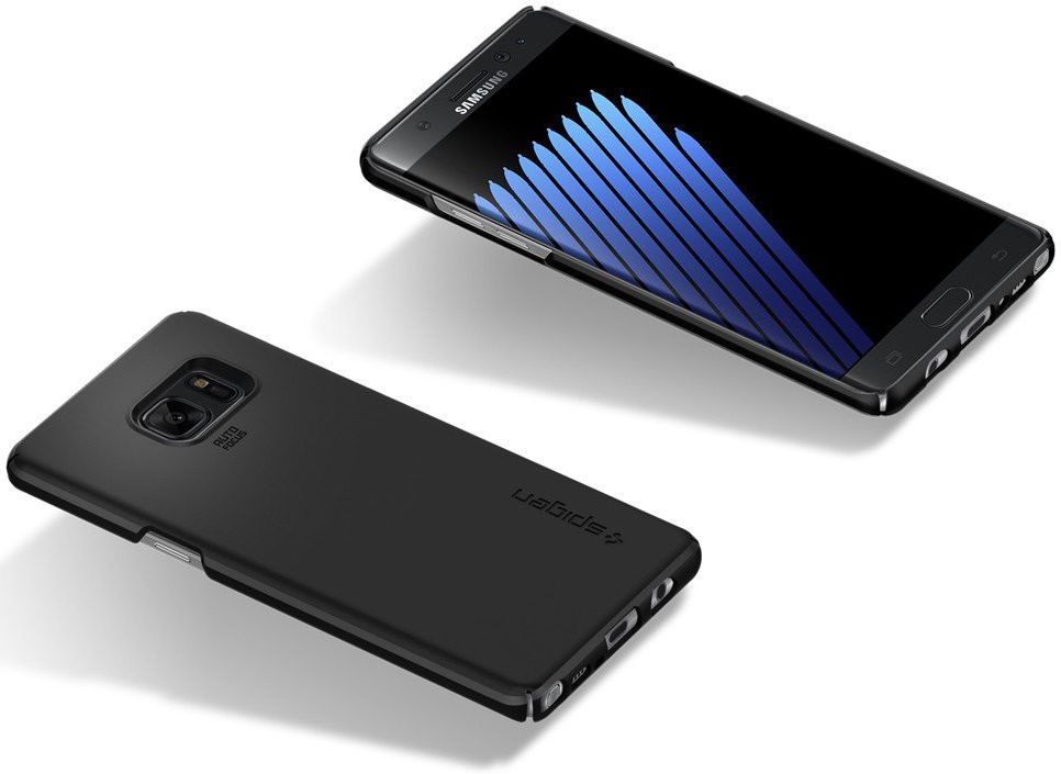 Spigen Thin Fit Case Samsung Galaxy Note 7 Black afbeelding 10
