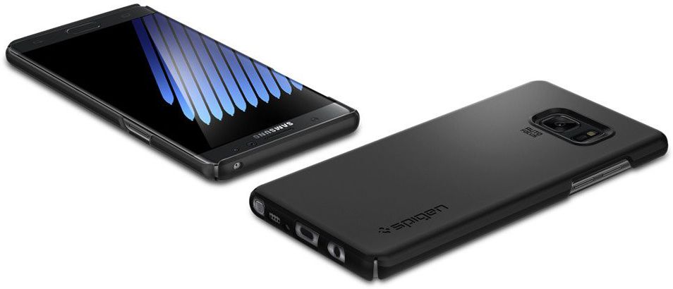 Spigen Thin Fit Case Samsung Galaxy Note 7 Black afbeelding 11
