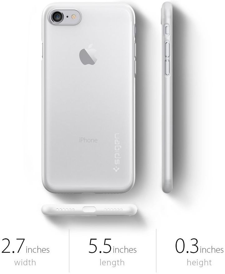 Spigen AirSkin Apple iPhone 7 / 8 Case Transparant afbeelding 5