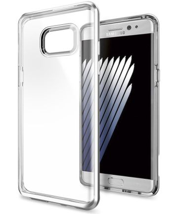 Spigen Neo Hybrid Crystal Case Samsung Galaxy Note 7 Satin Silver Hoesjes