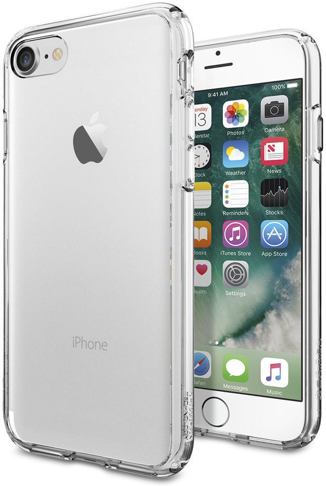 Spigen Ultra Hybrid Case Apple iPhone 7 / 8 Crystal Clear afbeelding 3