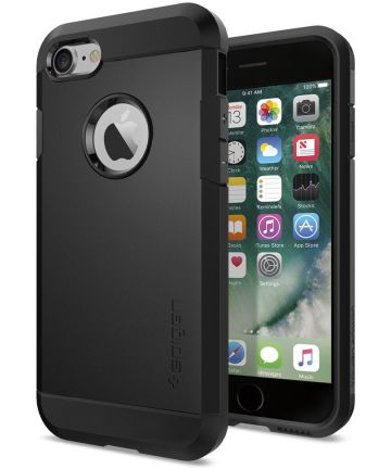 Spigen Tough Armor Case Apple iPhone 7 Black Hoesjes