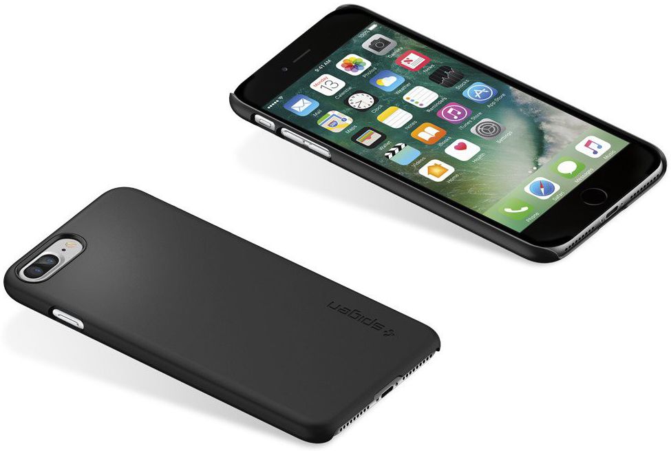 Spigen Thin Fit Case Apple iPhone 7 Plus / 8 Plus Zwart afbeelding 10