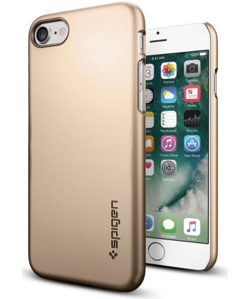 Spigen Thin Fit Case Apple iPhone 7 / 8 Goud Hoesjes