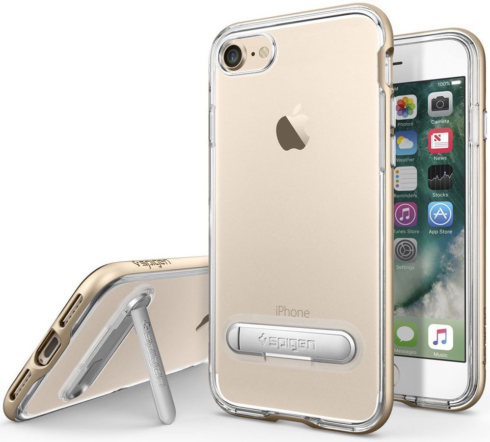 Spigen Crystal Hybrid Apple iPhone 7 / 8 Case Champagne Goud afbeelding 3