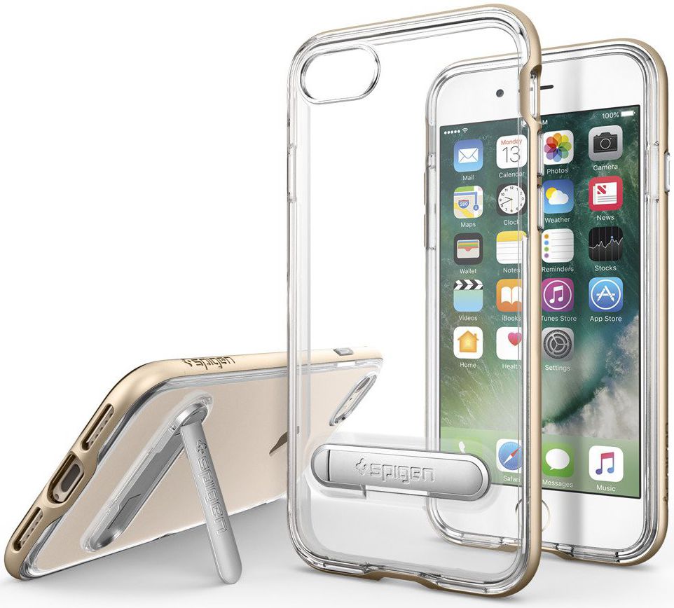 Spigen Crystal Hybrid Apple iPhone 7 / 8 Case Champagne Goud afbeelding 1
