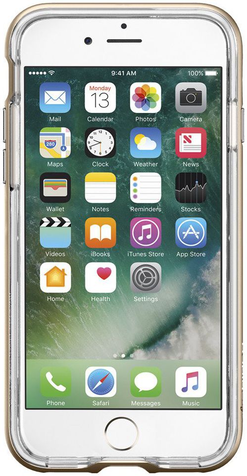 Spigen Crystal Hybrid Apple iPhone 7 / 8 Case Champagne Goud afbeelding 4