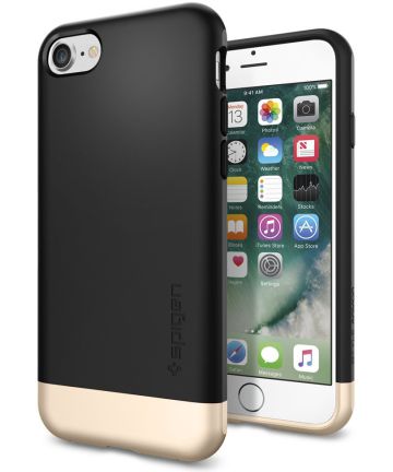 Spigen Style Armor Case Apple iPhone 7 / 8 Zwart Hoesjes