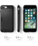 Spigen Slim Armor Card Holder Case Apple iPhone 7 Plus / 8 Plus Black