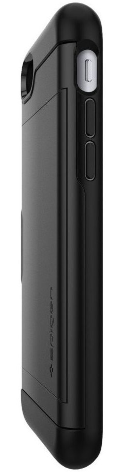 Spigen Slim Armor Card Holder Case Apple iPhone 7 / 8 Black afbeelding 14