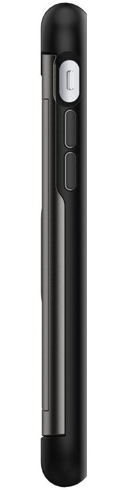 Spigen Slim Armor Card Holder Case Apple iPhone 7 / 8 Gunmetal afbeelding 15