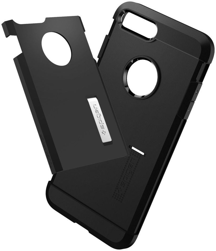 Spigen Slim Armor Apple iPhone 7 Plus / 8 Plus Hoesje Black afbeelding 12