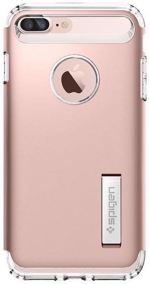 Spigen Slim Armor Apple iPhone 7 Plus / 8 Plus Hoesje Rose Gold afbeelding 1