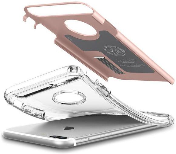 Spigen Slim Armor Apple iPhone 7 Plus / 8 Plus Hoesje Rose Gold afbeelding 13