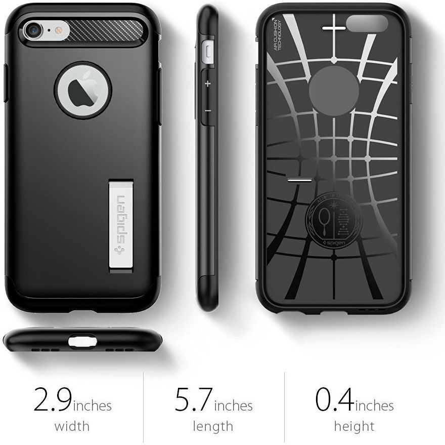 Spigen Slim Armor Apple iPhone 7 Hoesje Black afbeelding 10