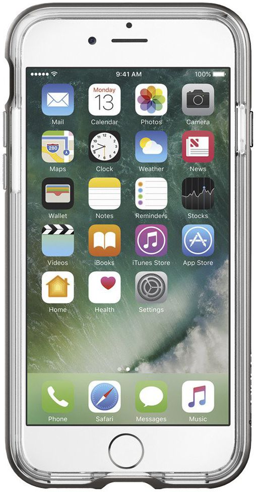 Spigen Neo Hybrid Crystal Case iPhone 7 / 8 Gunmetal afbeelding 11
