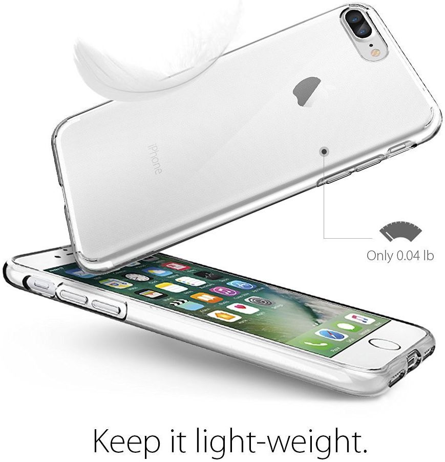 Spigen Liquid Crystal Apple iPhone 7 Plus / 8 Plus Hoesje afbeelding 4
