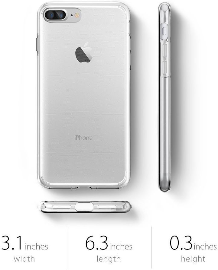 Spigen Liquid Crystal Apple iPhone 7 Plus / 8 Plus Hoesje afbeelding 9
