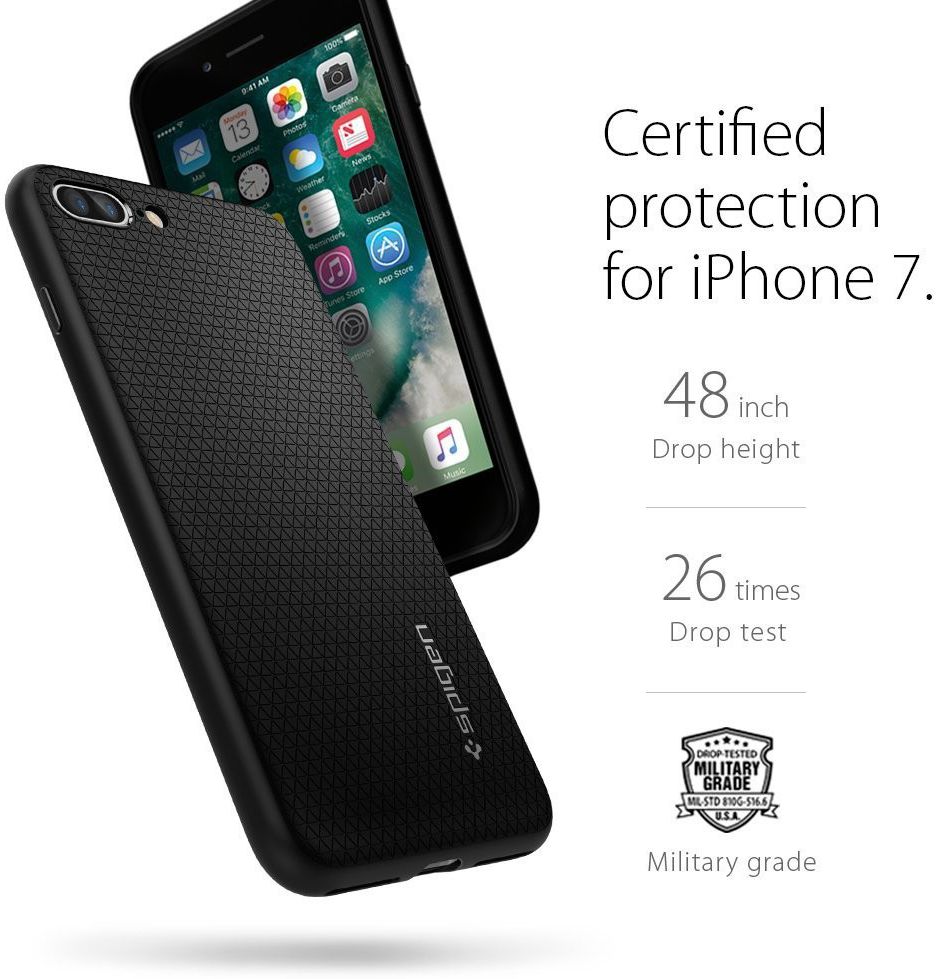Spigen Liquid Armor Hoesje iPhone 7 Plus / 8 Plus afbeelding 5