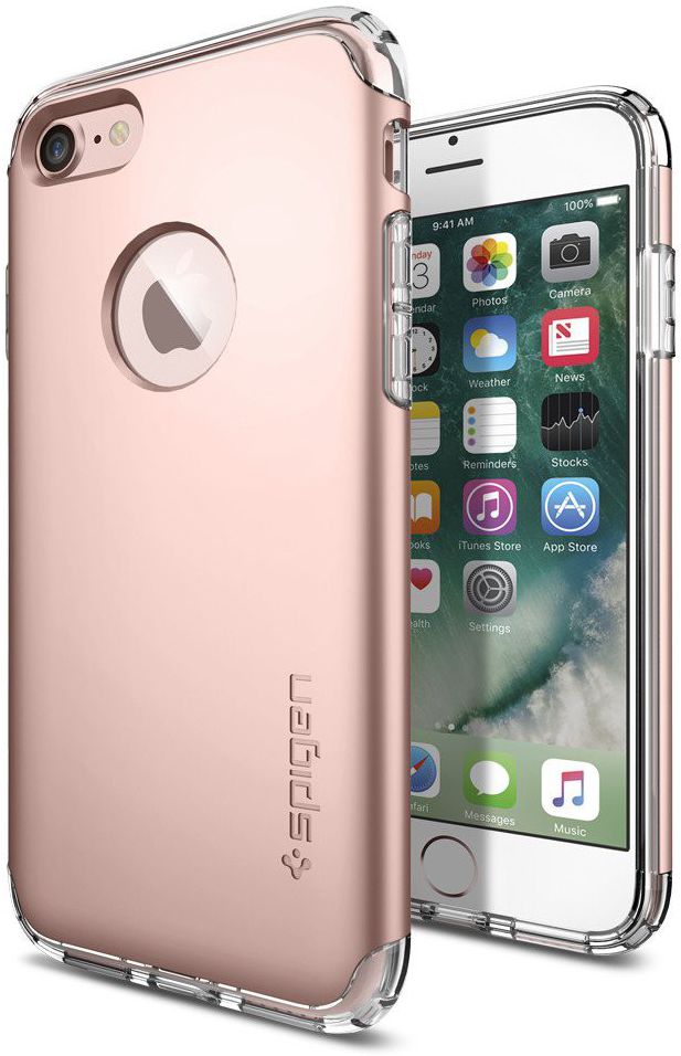 Spigen Hybrid Armor Hoesje Apple iPhone 7 Roze Goud afbeelding 1