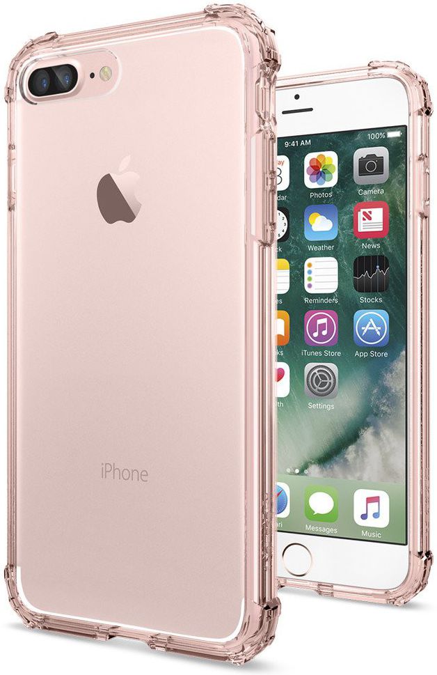 Spigen Crystal Shell Hoesje Apple iPhone 7 Plus / 8 Plus Rose afbeelding 5
