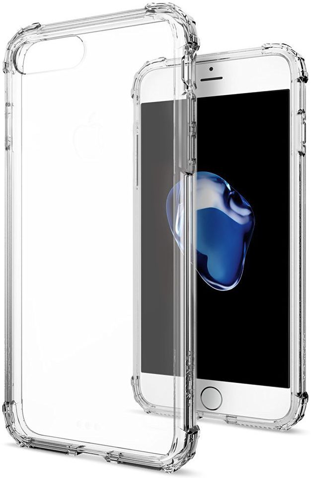 Spigen Crystal Shell Hoesje Apple iPhone 7 Plus / 8 Plus Clear afbeelding 10