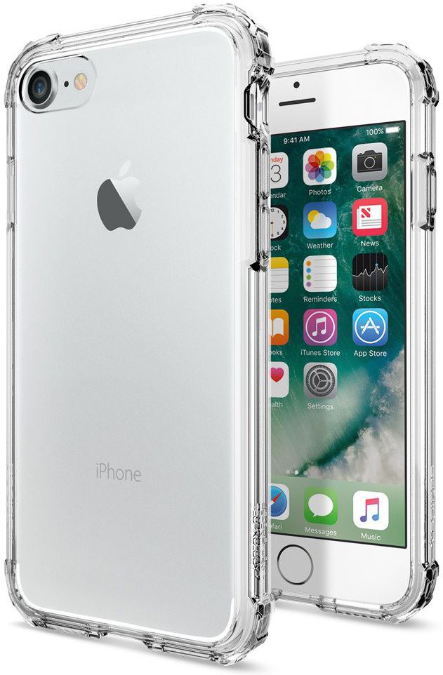 Spigen Crystal Shell Hoesje Apple iPhone 7 / 8 Clear Crystal afbeelding 8