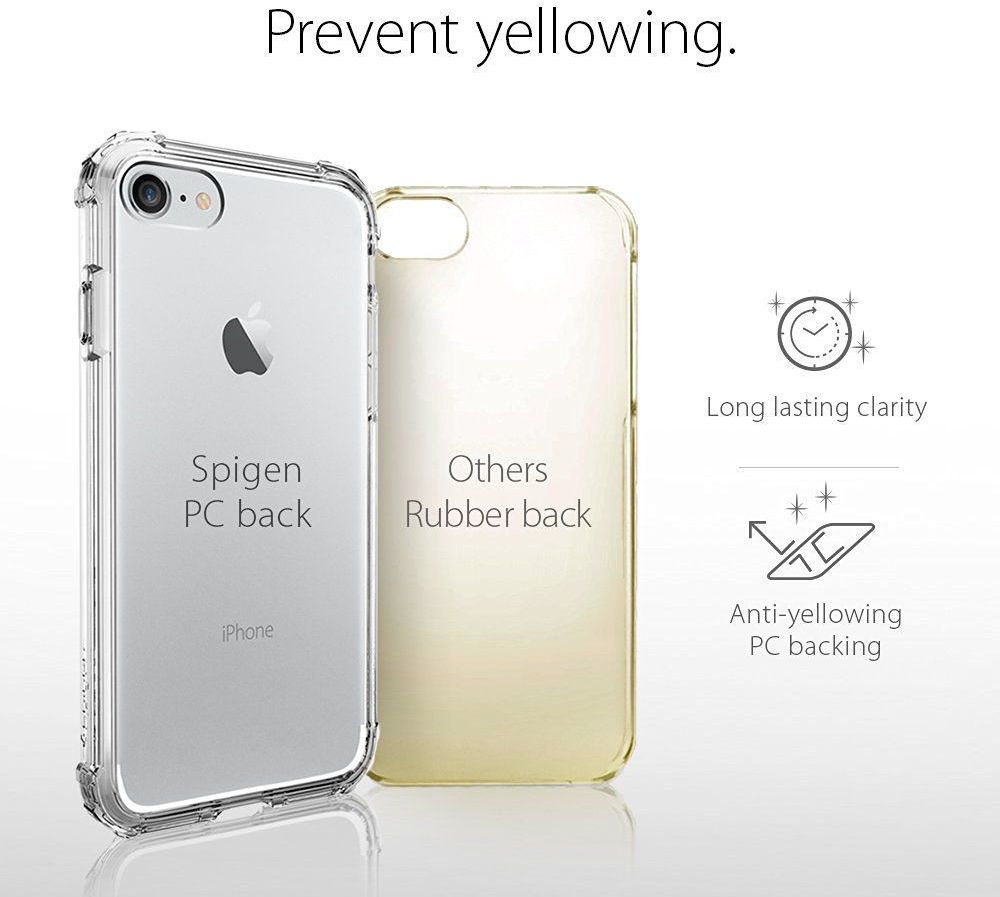 Spigen Crystal Shell Hoesje Apple iPhone 7 / 8 Clear Crystal afbeelding 5