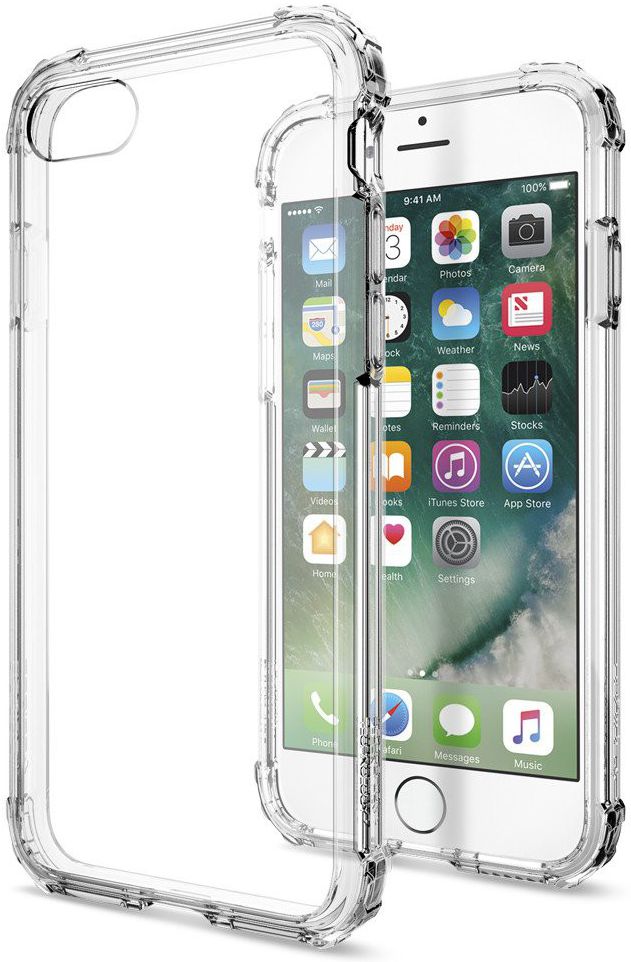 Spigen Crystal Shell Hoesje Apple iPhone 7 / 8 Clear Crystal afbeelding 1