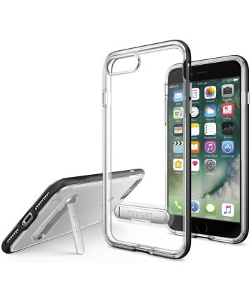 Spigen Crystal Hybrid Apple iPhone 7 Plus / 8 Plus Zwart Hoesjes
