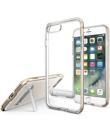 Spigen Crystal Hybrid Apple iPhone 7 Plus / 8 Plus Goud Hoesjes