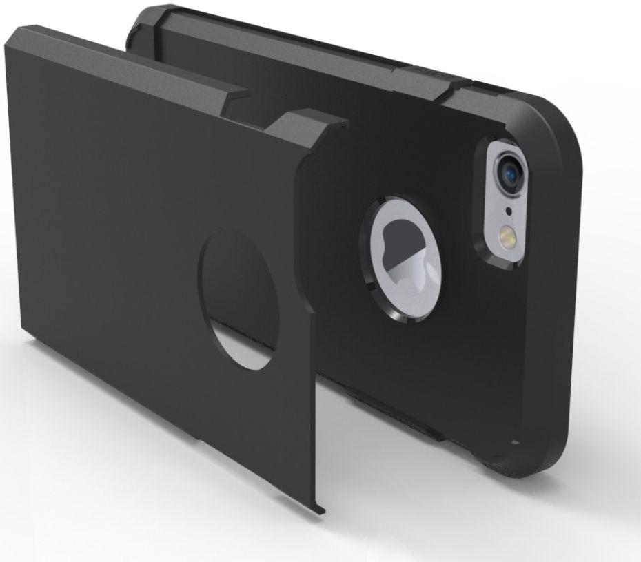 Apple iPhone 7 Hybride Cover Zwart afbeelding 2
