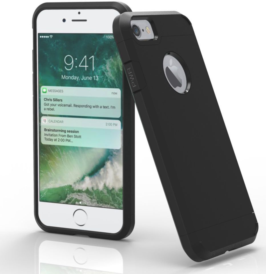 Apple iPhone 7 Hybride Cover Zwart afbeelding 3