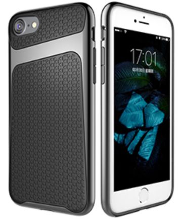 USAMS Knight Case Apple iPhone 7 / 8 Zwart Hoesjes