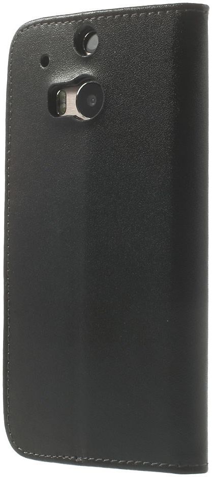 HTC One M8 Portemonnee Hoesje Zwart afbeelding 3