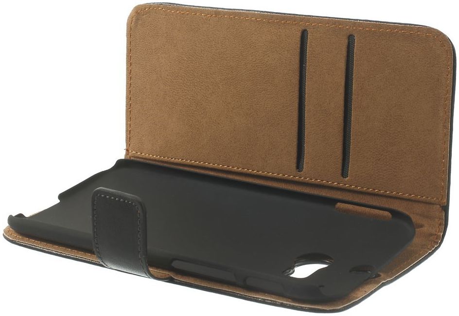 HTC One M8 Portemonnee Hoesje Zwart afbeelding 6