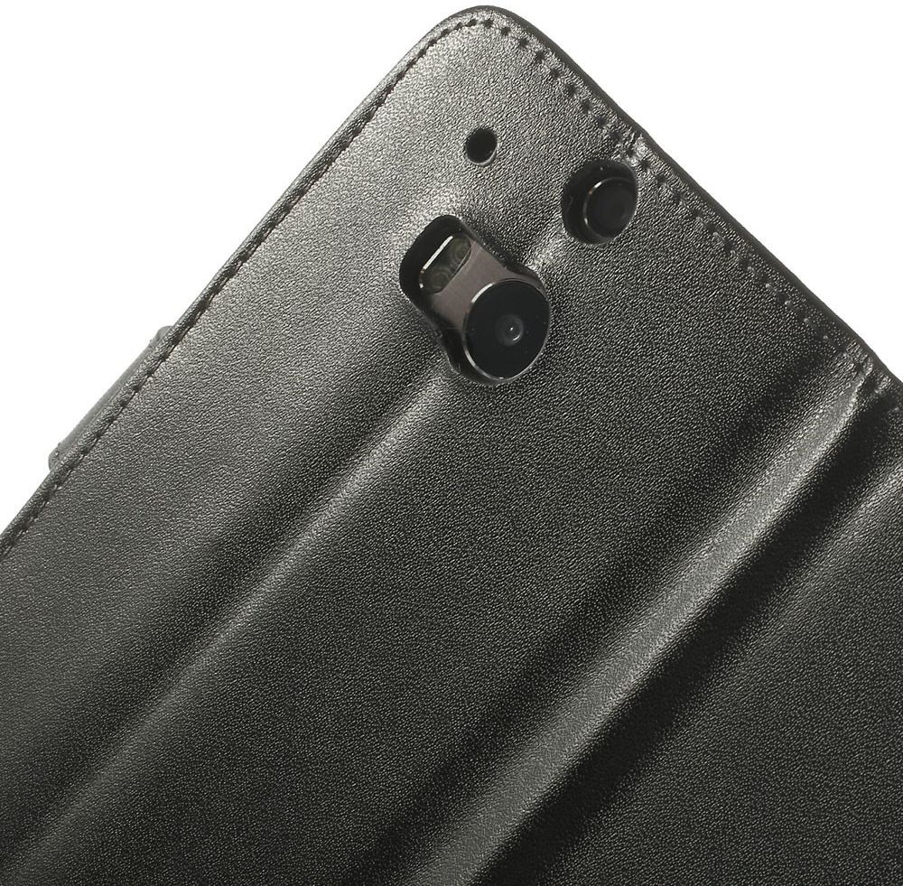 HTC One M8 Portemonnee Hoesje Zwart afbeelding 8