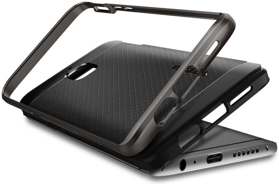 Spigen Neo Hybrid Hoesje OnePlus 3T / 3 Gunmetal afbeelding 2