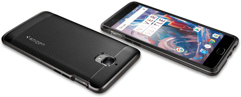 Spigen Neo Hybrid Hoesje OnePlus 3T / 3 Gunmetal afbeelding 5