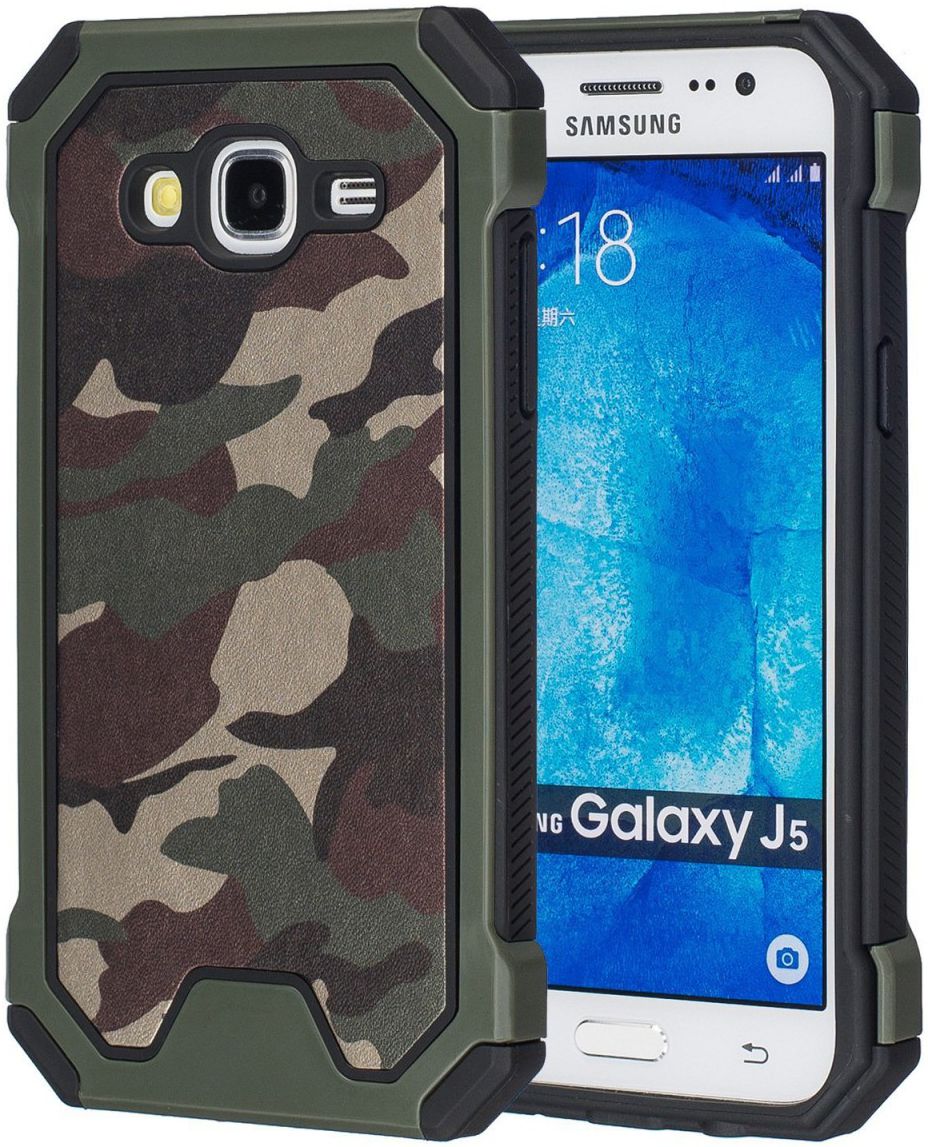 Samsung Galaxy J5 Camouflage Hoesje afbeelding 1