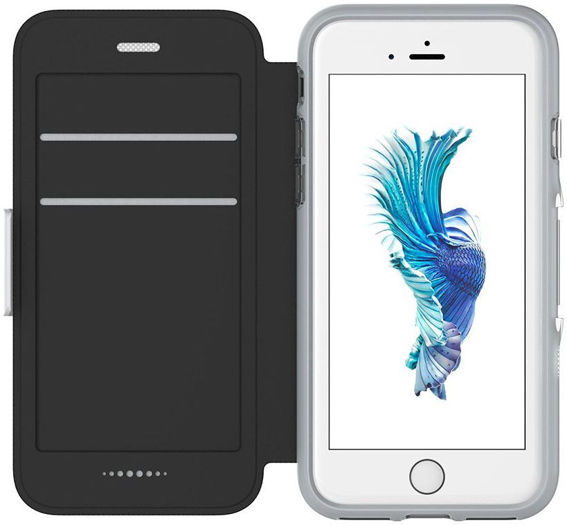 Gear4 D3O Oxford Book Case Apple iPhone 7 / 8 Zilver afbeelding 1
