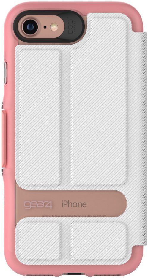Gear4 D3O Oxford Book Case Apple iPhone SE 2020 Roze Goud afbeelding 5