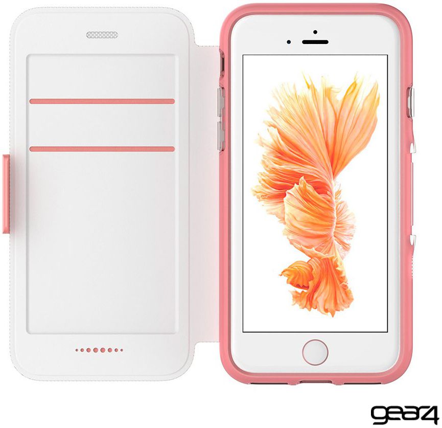 Gear4 D3O Oxford Book Case Apple iPhone SE 2020 Roze Goud afbeelding 2